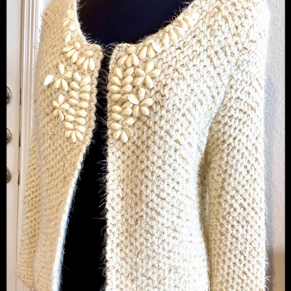 Cliché Beaded Fancy Long Sweater - Picture 4 of 8